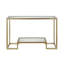 Glass Top Console Table-681192362