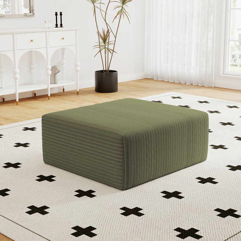 Upholstered Ottoman for Living Room Bedroom