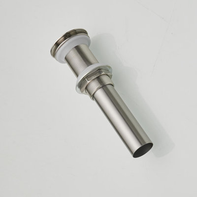 Bathroom Sink Pop-Up Drain Without Overflow