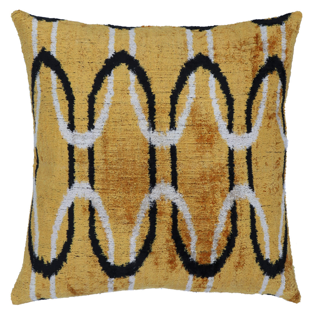 Silk/Velvet Throw Square Pillow Cover & Insert Canvello