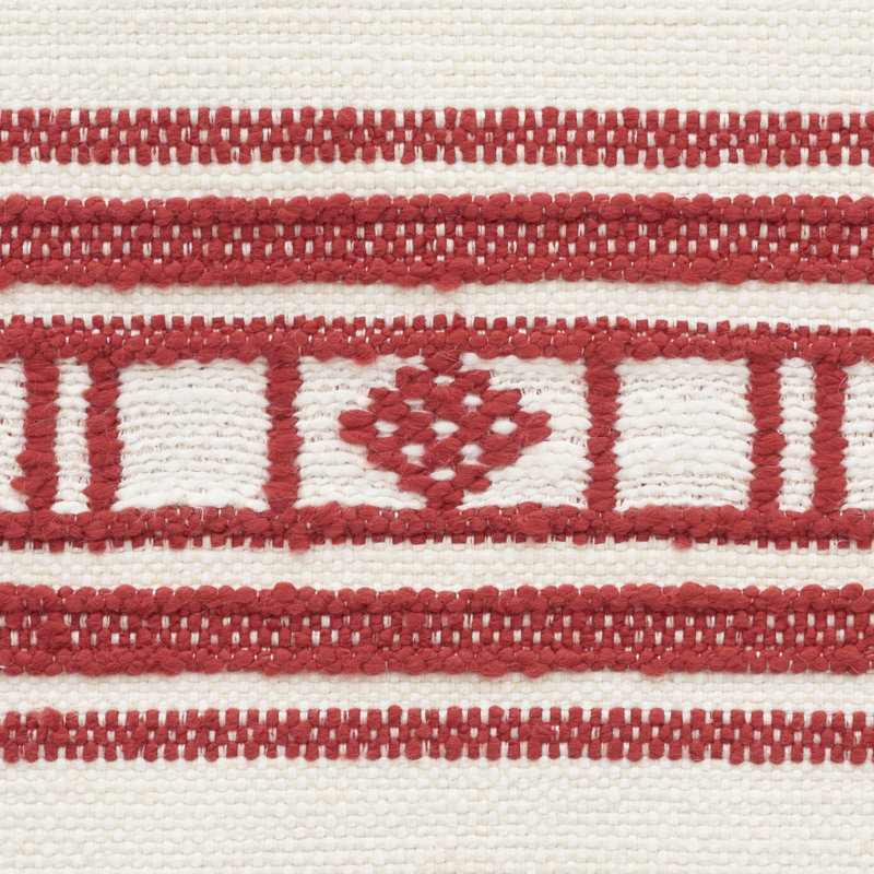 Buena Vista Fabric, Red