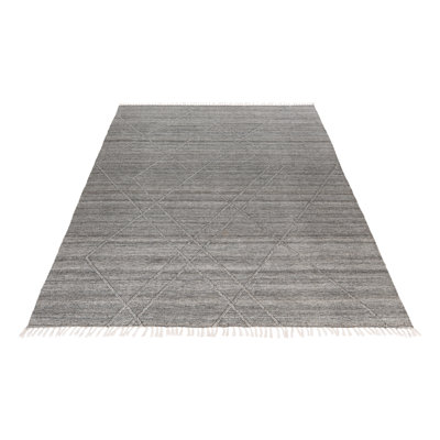 Dakar Rectangle Geometric Hand Woven Dhurrie