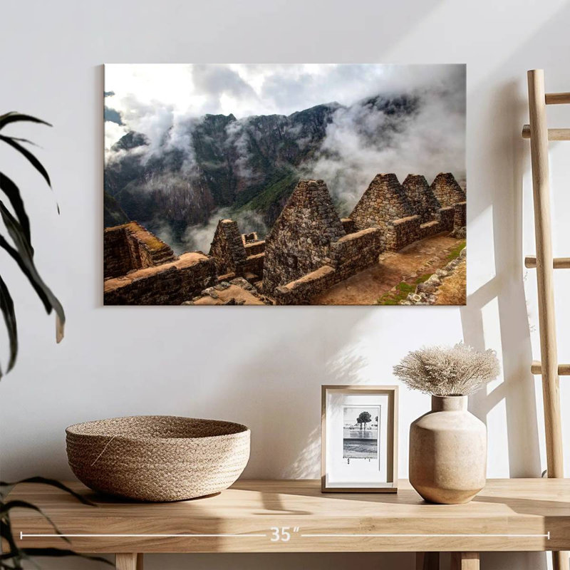 Lilie Cloudy Machu Picchu, 16" H x 24" W