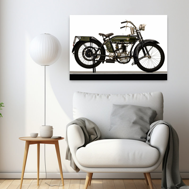 1922 Nsu 351Cc / 3PS, paysage abstrait classique, art mural, H 24 po x l 36 po