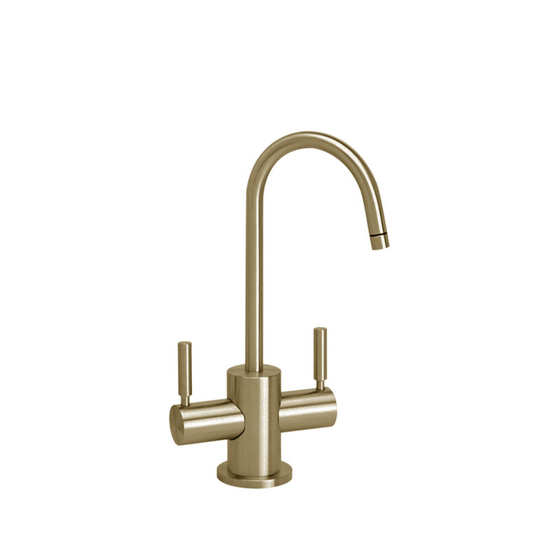 Parche Hot and Cold Filtration Faucet, Antique Brass