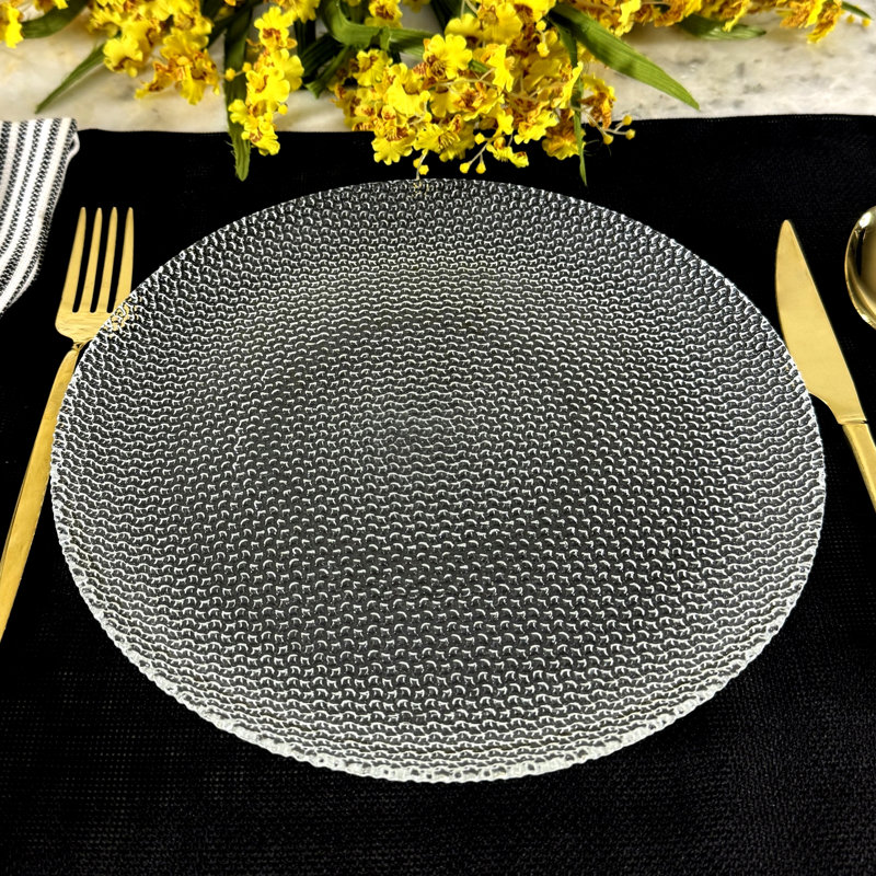 Madellyne Glass Dinner Plate