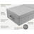 48L Foldable Under Bed Storage (2-Pack), Linen Organizers with Flip Lid