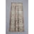 Elegant Vintage Turkish Door Mat In Cream And Brown Tones With Floral Pattern Ideal For Any Entryway