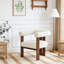 Chaise d'appoint moderne rembourrée avec accoudoirs ronds-1549766762