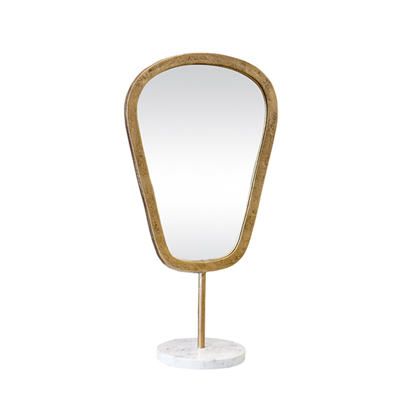 Miroir de sol en métal Micah, 19,75 po x 9,5 po