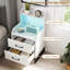 45cm W Metal Bedside Table