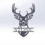 Décoration murale monogramme cerf-1358980013-1346922964