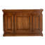 Bureau de réception rectangulaire en bois manufacturé Retro