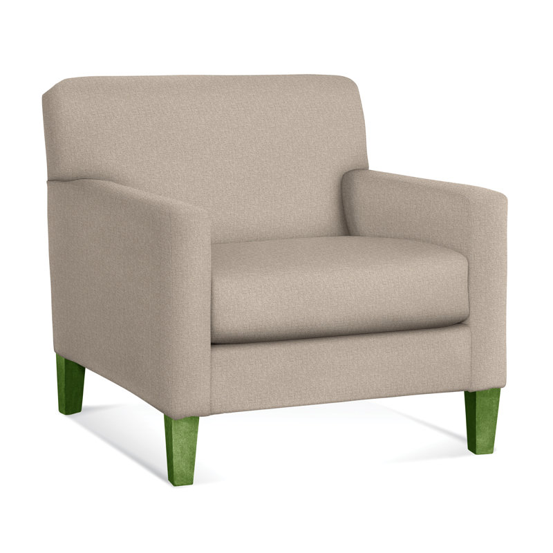 Tampa Armchair, Eggshell Crypton Performance; 0884-93, Havana