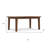 66" Walnut Wood Dining Table