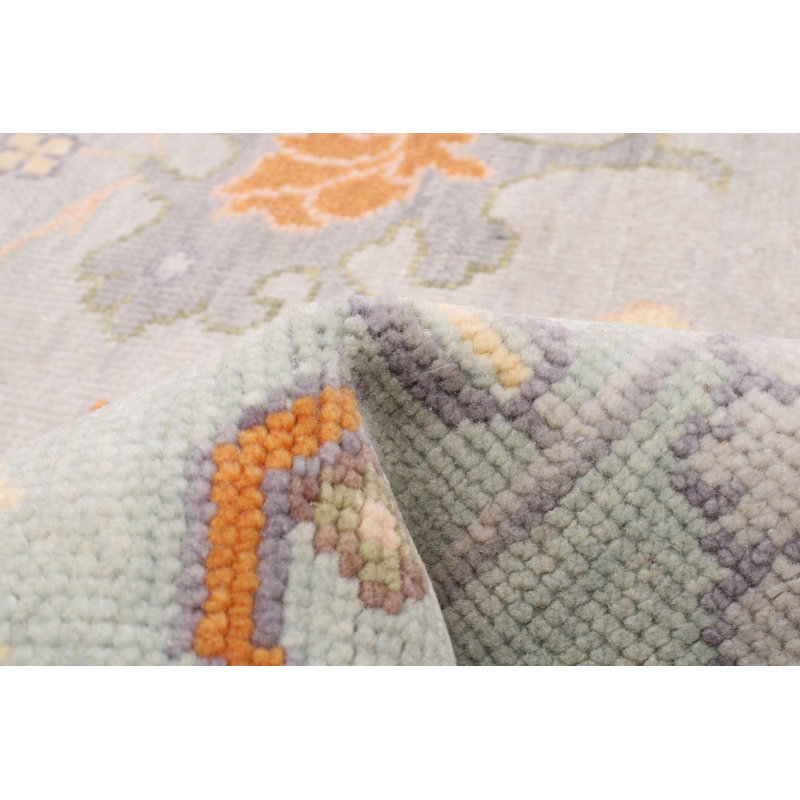 Tapis unique en laine noué à la main 8 pi 2 po x 10 pi 3 po nouvel âge Terri-Lynn