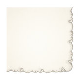 Embroidered Border Linen Napkin