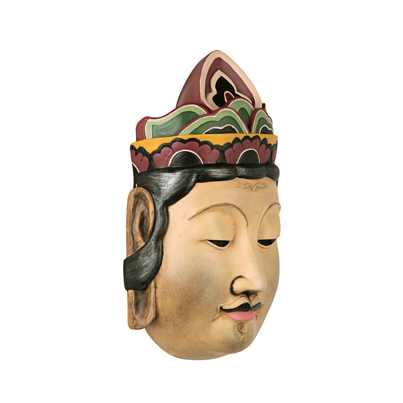 Sculpture processionnelle des masques des Devas