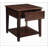 Malachi Walnut Finish End Table Modern End Table Solutions,Compact End Table Collection