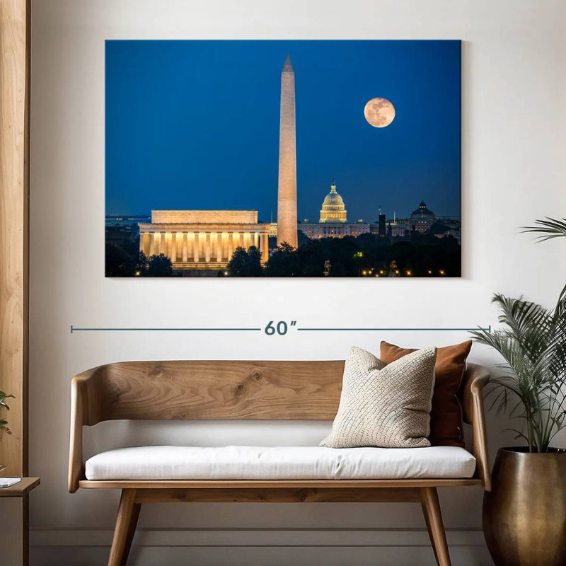 Lilie Washington Monuments, 34" H x 51" W