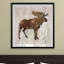 Pine Forest Moose - reproduction de cadre photo-1220957013