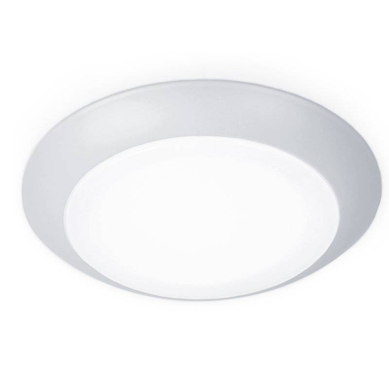Plafonnier encastré 1 lumière Huot, H 1,13 po x l 5,9 po x P 5,9 po