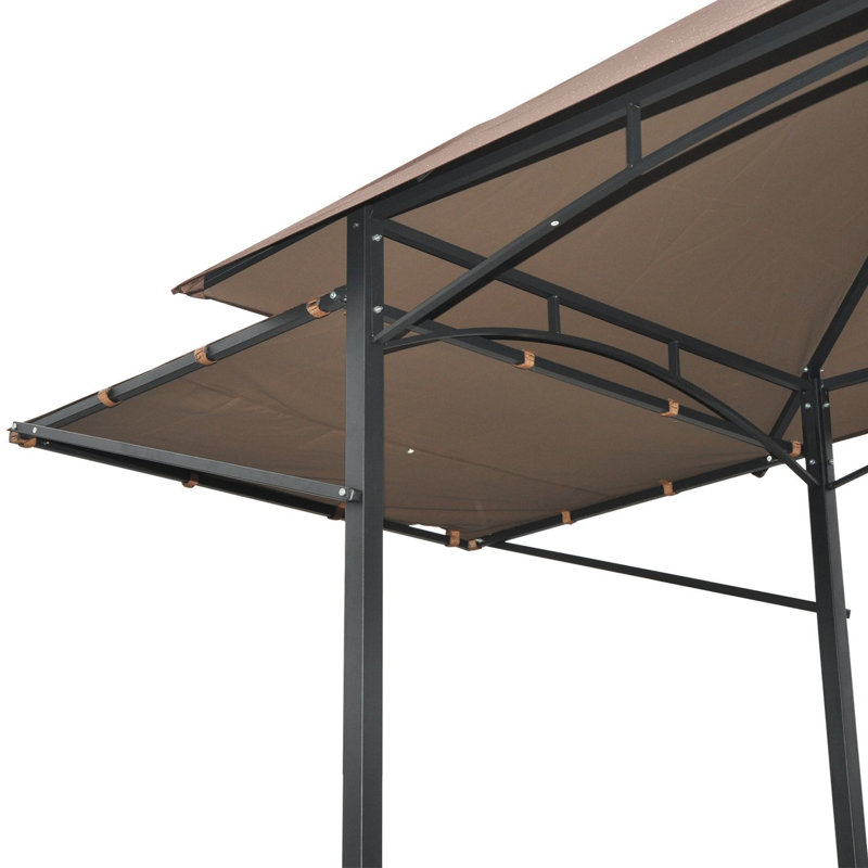 Velasco 1.5m x 2.5m Metal BBQ Gazebo