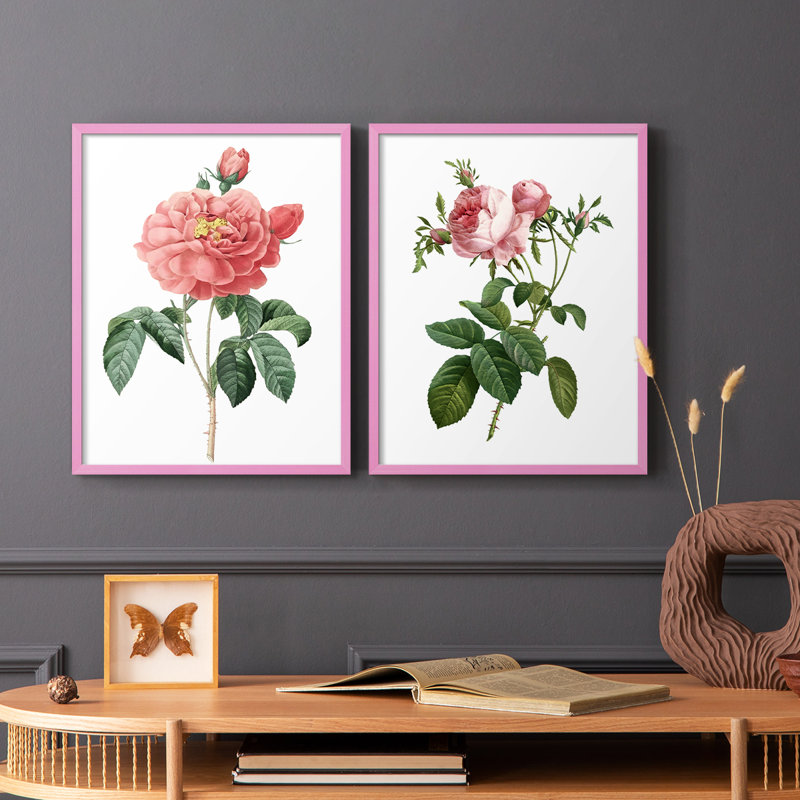«Botanical Beauty III», reproduction encadrée de qualité supérieure - prête à être accrochée - aucun clou requis - aucun clou requis