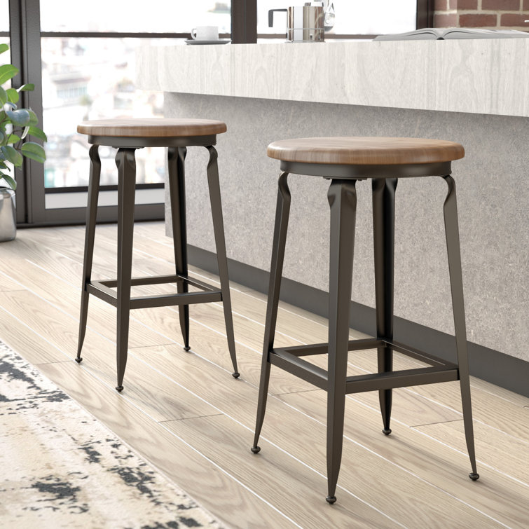 Konieczny Counter Stool with Metal Frame
