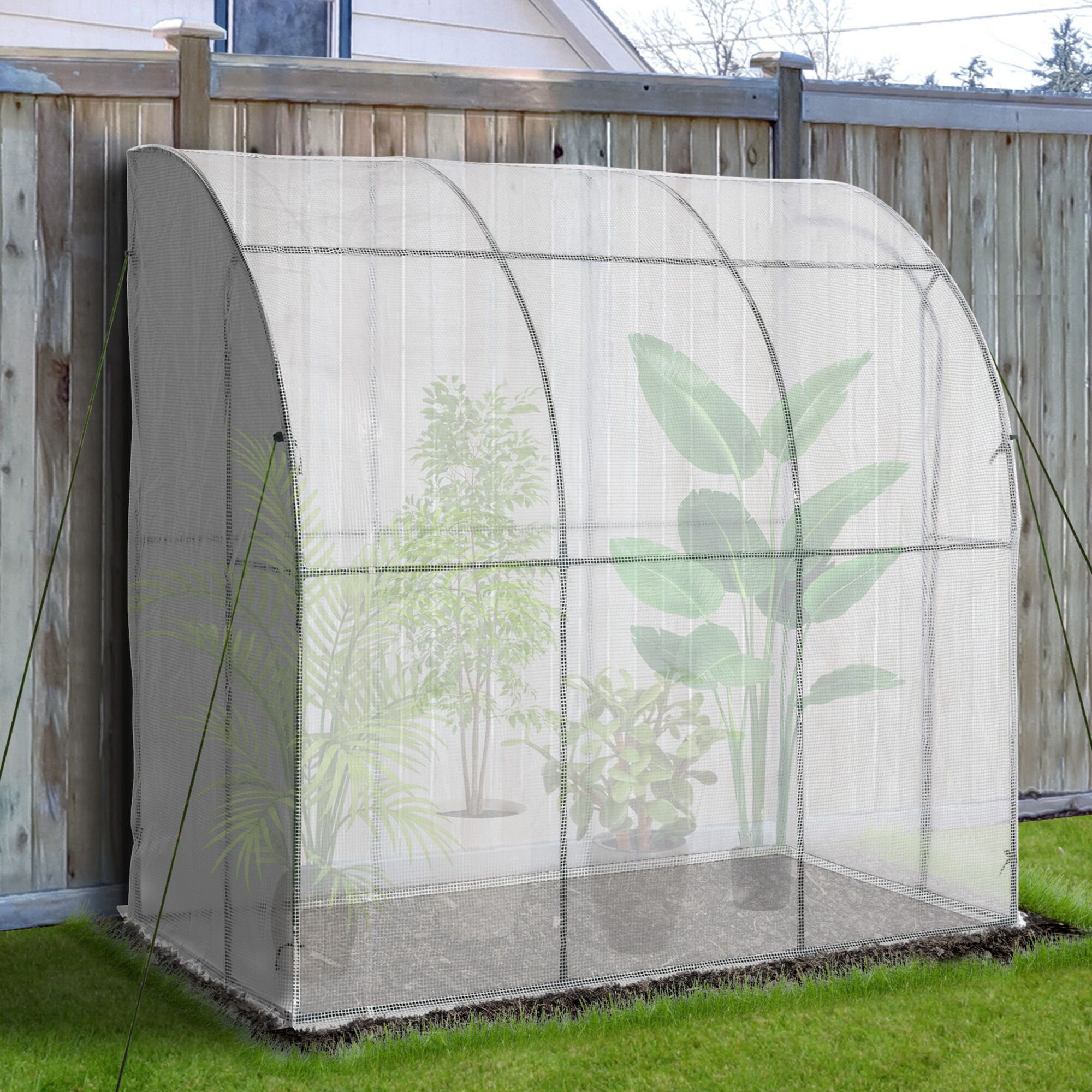 Outsunny 20' x 10' x 7' Freestanding High Tunnel Walk-In Garden