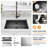 27 " L Undermount Single Bowl Stainless Steel Kitchen Sink
