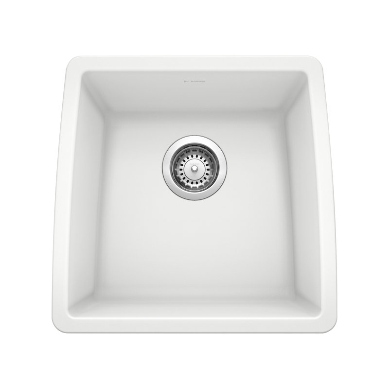 Performa SILGRANIT 17" Undermount Bar Sink, White