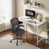 Table blanche / chaise noire est en rupture de stock