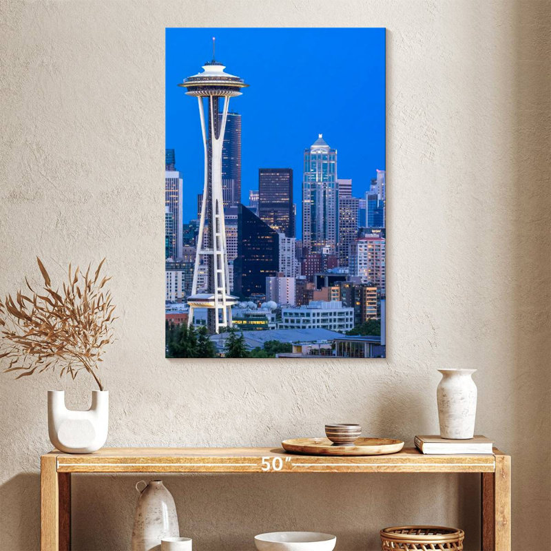 Nicci Seattle Blue Hour, 39" H x 26" W