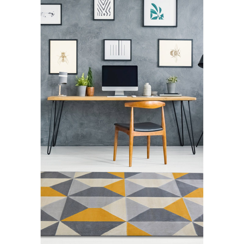 Geometric Shapes Area Rug, Rectangle 160 x 230 cm