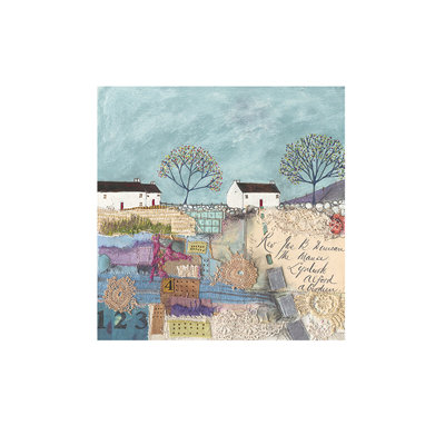 Follow The Path To The Old Post Office by Louise O'Hara - Wrapped Canvas Painting