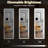 Full Length LED Floor Mirror With Adjustable Brightness & 3 Color Lighting - Ultra Thin Aluminum Alloy Frame - Shatterproof Nano Glass - Stand Or Wall Mount