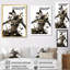 «Contemporary Glam Butterfly Woman» en noir - imprimé-1487003199-1487003179