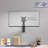 Pneumatic Arm Single Monitor Wall Mount