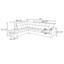 Canapé modulaire rembourré et méridienne 2 pièces Gilstrap-1548592134-1607587069