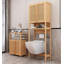 Armoire de rangement au-dessus de la toilette