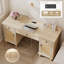 Bureau de direction moderne en rotin naturel Boho 58 "-788841911