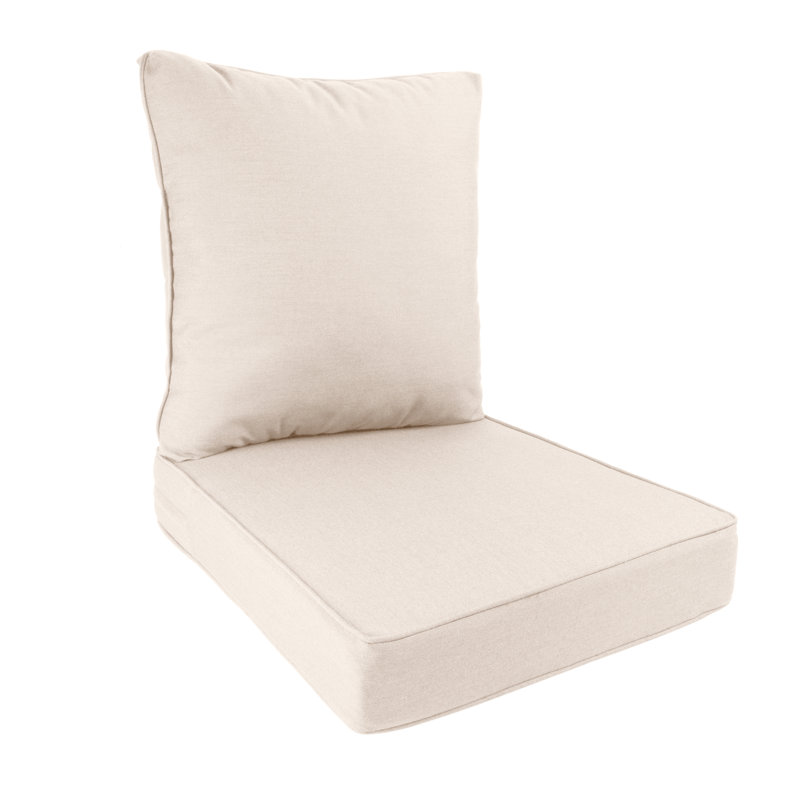 Coussin de dossier et de siège Sunbrella, Coquille d'œuf
