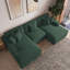 Milbrey 3 - Piece Corduroy Modular Sectional Sofa