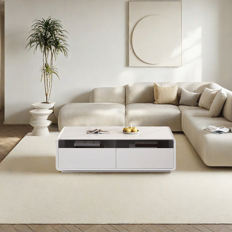 Table basse Modern, H 16,53 po x L 47,24 po x l 23,62 po