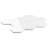 Bianco 10.37" x 12" Marble Honeycomb Mosaic Tile