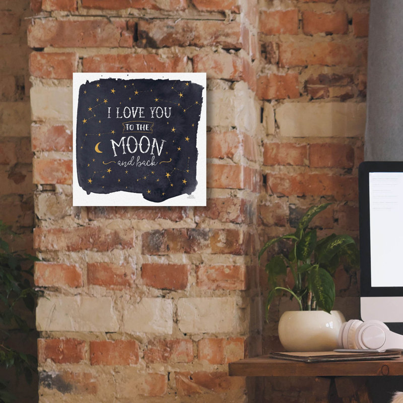 «Celestial Love 1 Sq» par Laura Marshall, art mural sur toile, H 12 po x l 12 po x P 0,75 po