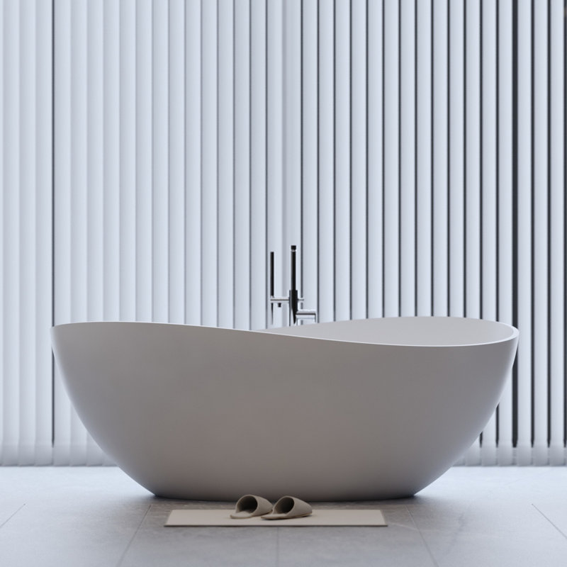 Freestanding Solid Surface Bathtub