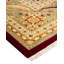 Tapis unique en laine noué à la main 9 pi 1 po x 11 pi 10 po Ruban
