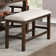 Makinzee Polyester Blend Upholstered Bench